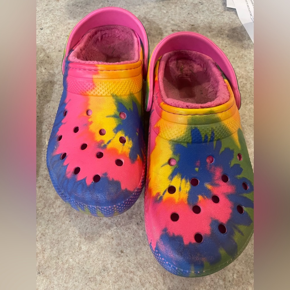 Rainbow Crocs